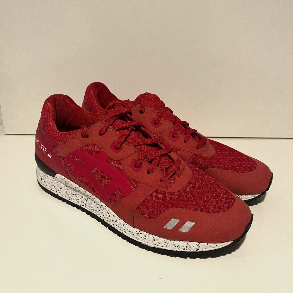 Asics Gel-Lyte III Size 11 Red/White – Used, No Box